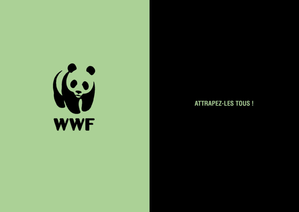 Mashup de publicité entre WWF et Pokemon - Toutes des pubs