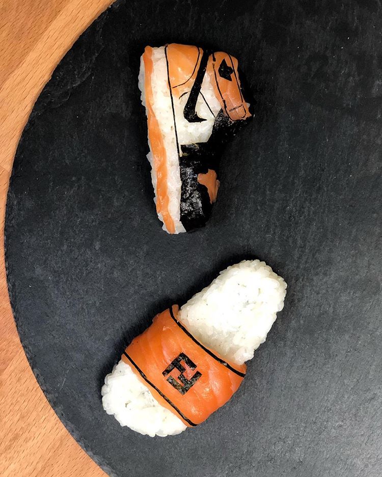 Des chaussures en sushi par Yujia Hu - 5