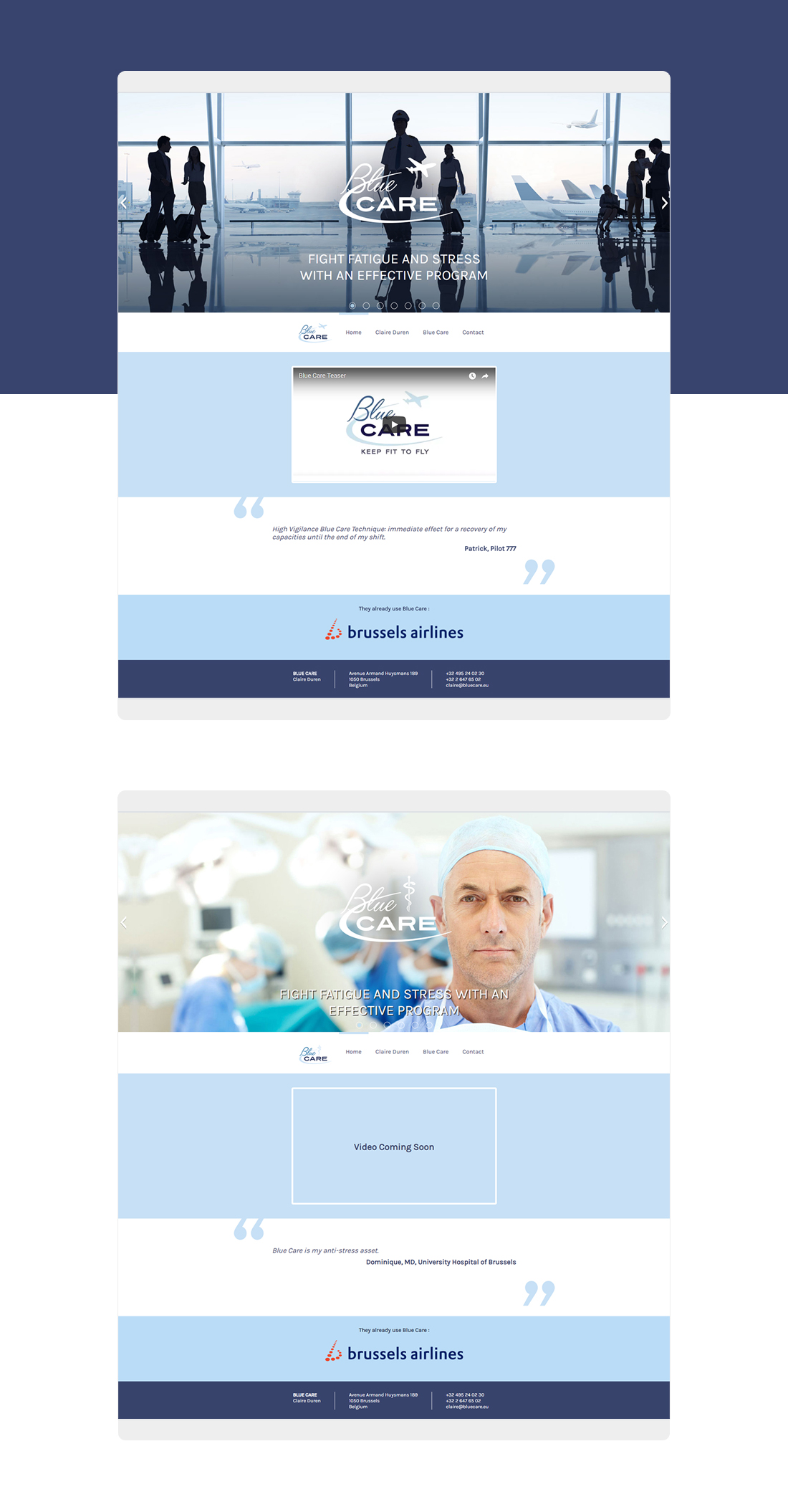 Blue Care Site internet